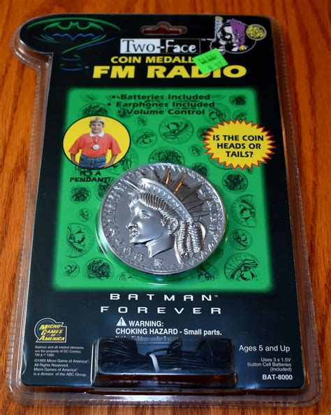 Batman Forever Two-Face Coin Medallion Novelty FM Radio, M… | Flickr