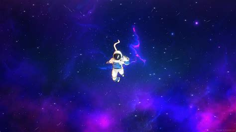 Spaceman Galaxy Live Wallpaper - MoeWalls