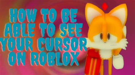 How To Be Able To See Your Cursor On Roblox tutorial - YouTube