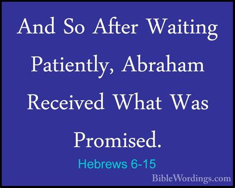 Hebrews 6 - Holy Bible English - BibleWordings.com