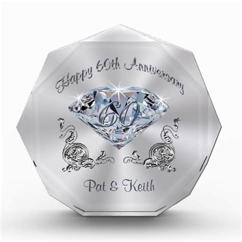 Personalized 60th Wedding Anniversary Gift Ideas | Zazzle