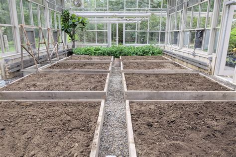 Preparing the Vegetable Greenhouse Beds for Planting - The Martha ...