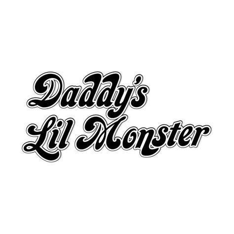 Image result for harley quinn daddy's lil monster font | Estampas ...