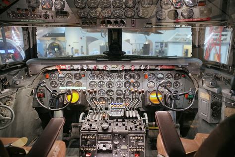 Douglas DC-7 Cockpit | www.nasm.si.edu/exhibitions/gal102/am… | Flickr