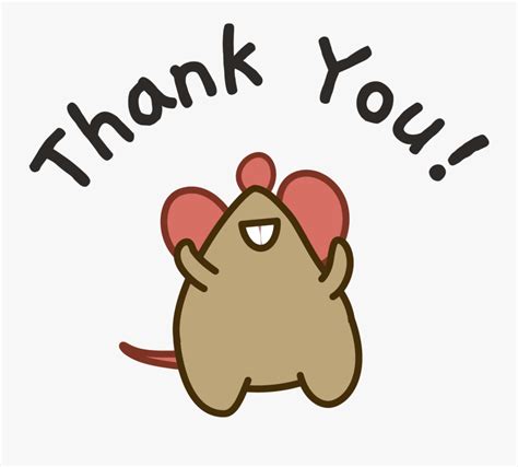 Thank You - Cartoon , Free Transparent Clipart - ClipartKey