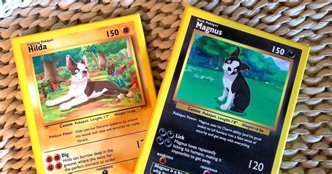 Poke Pet Shop Puts YOUR Pets on Custom Pokémon-Style Cards