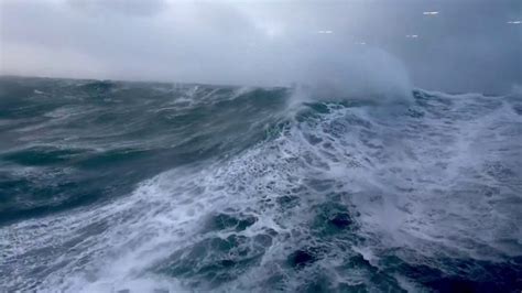 Watch: Massive rogue wave batter cruise ship in North Sea terrifying ...