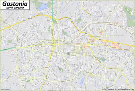 Gastonia Map | North Carolina, U.S. | Discover Gastonia with Detailed Maps