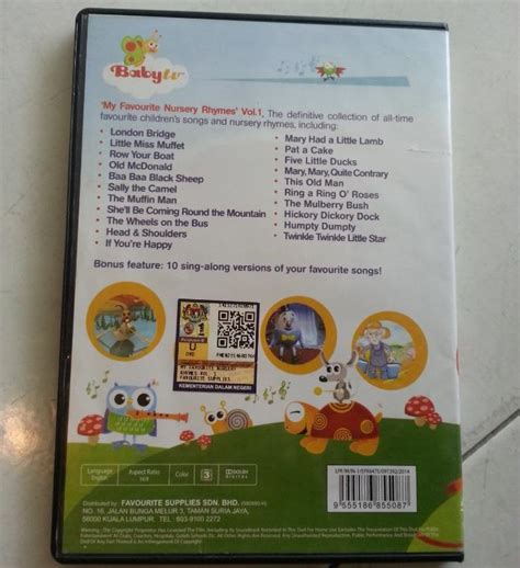 Original Babytv Nursery Rhymes DVD (Vol 1, 2 &3), Babies & Kids ...