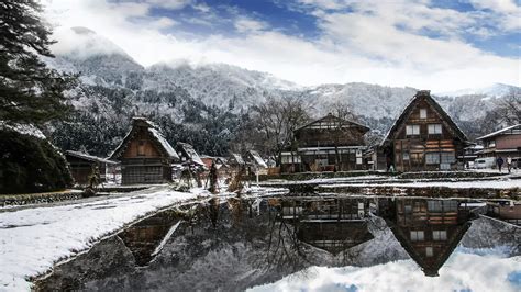 Winter in Shirakawago , Japan. 1626048 Stock Video at Vecteezy