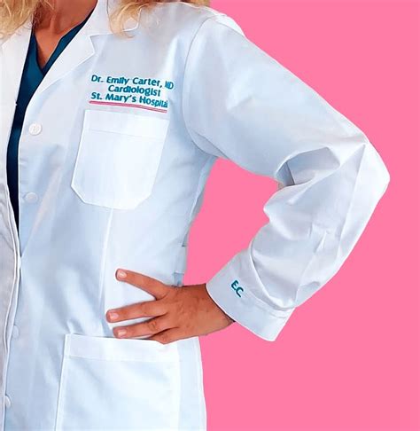 Introducing our Personalized Medical Lab Coats, the perfect choice for ...