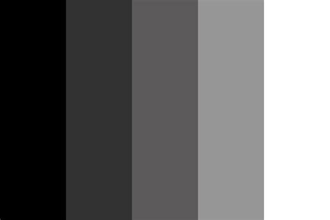 Shades of Black Remake Color Palette