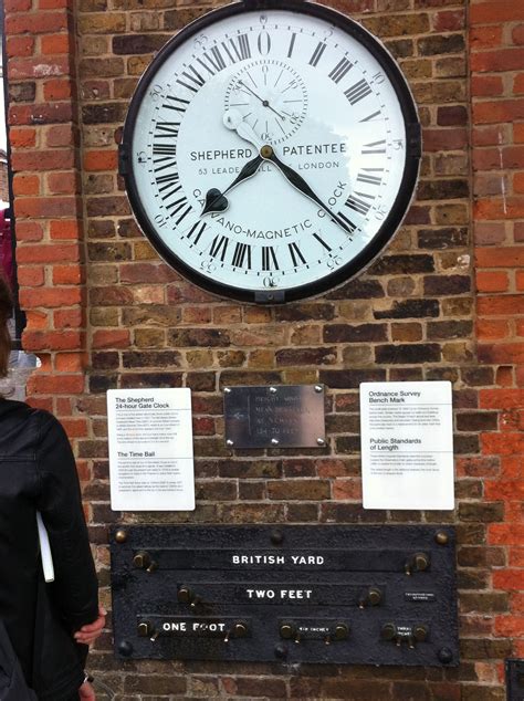 GMT Greenwich Mean Time the clock in Greenwich Park London that governs ...