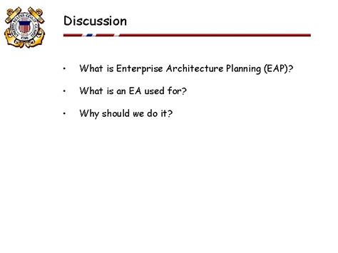 Enterprise Architecture Planning EAP Office of Information Technology