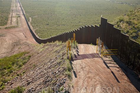 AerialStock | Aerial Photograph of The Wall border fence between Mexico ...