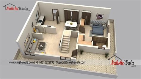 30x40sqft Duplex Row House Design | 1200sqft Duplex Row House Plan ...