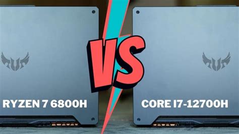 AMD Ryzen 7 6800H vs Intel Core i7 12700H