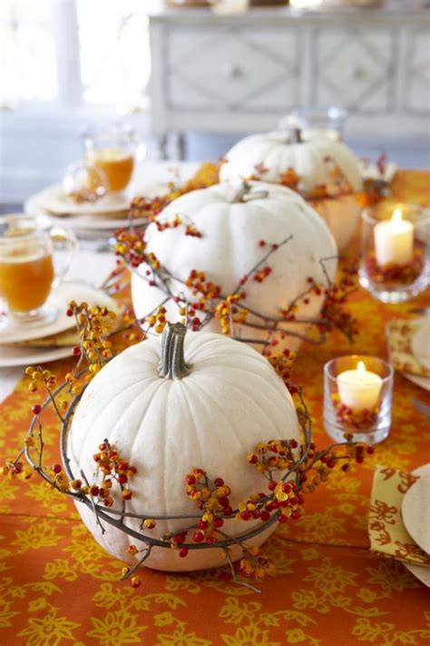 Thanksgiving Pumpkin Centerpieces! - B. Lovely Events