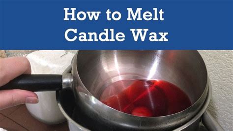 DIY - Melt Wax for Candles - YouTube | Making candles diy, Candle wax ...