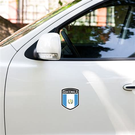 Guatemala Flag Emblem Stickers Show Your Guatemalan Pride With Style - Etsy