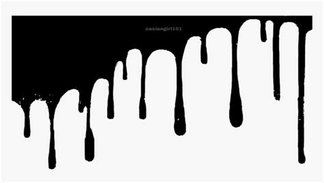 Transparent Dripping Slime Clipart - Dripping Effect Png Black, Png ...