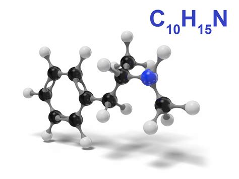 3D methamphetamine molecule c10h15n modeled model - TurboSquid 1544985