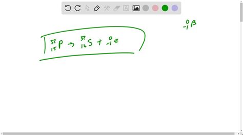 Write the nuclear equation for the decay of phosphorus- 32 to sulfur ...