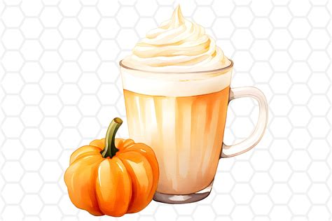 Pumpkin Spice Latte Clip Art Set Instant Download Cute - Etsy - Clip ...