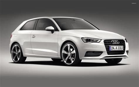 2013 White Audi A3 Hatchback side view wallpaper - Car wallpapers - #52671