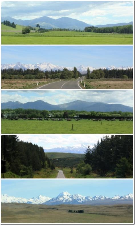 Scenery, New Zealand Mountains and a recipe for ANZAC Biscuits ...