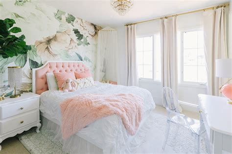 Floral Girl's Room by Little Crown Interiors - Little Crown Interiors