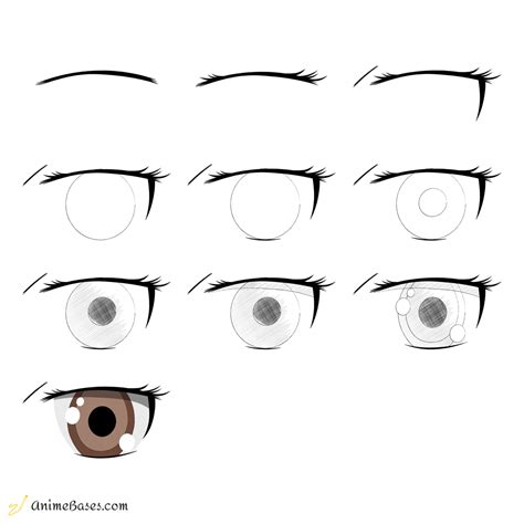 Anime Eyes Drawing Step By Step Guys