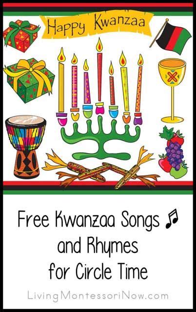 Free Kwanzaa Songs and Rhymes for Circle Time | Kwanzaa songs, Kwanzaa ...