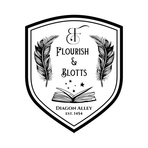 Flourish & Blotts Diagon Alley Bookseller SVG PNG JPG File Hp - Etsy