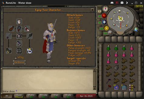 Osrs - Soloing 32 Bandos boss without banking (no audio) - Media - RuneWild