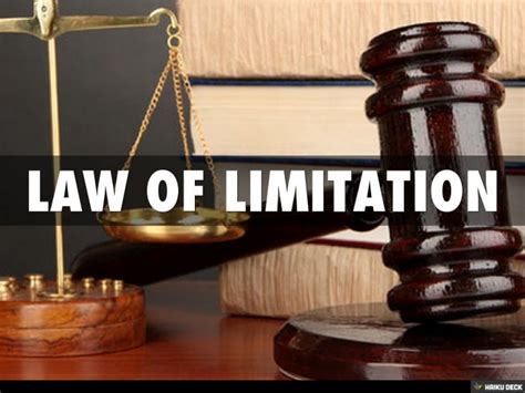 LAW OF LIMITATION