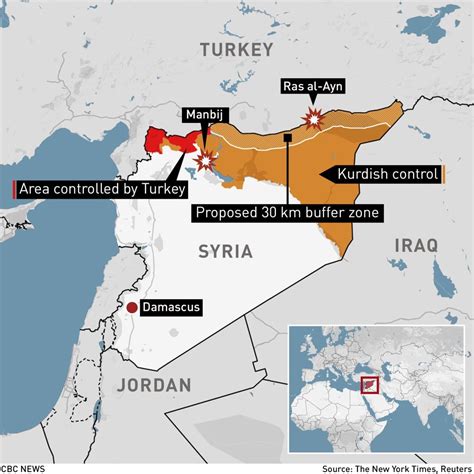 Turkey wants Syrian forces to leave border areas, aide says | CBC News