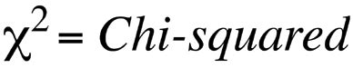 Chi-squared