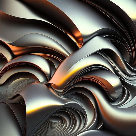 Premium AI Image | Abstract Gray Metallic Background