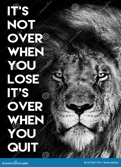 Inspirational Motivational Quote , it`s Not Over when You Lose it`s ...