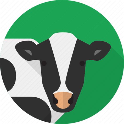 Agriculture, animal, cow, farm icon