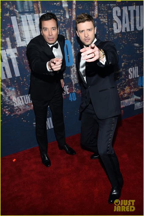 Justin Timberlake & Jimmy Fallon Arrive for 'SNL 40' Red Carpet!: Photo ...