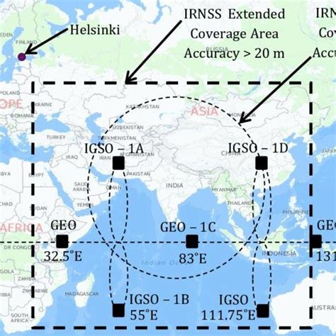 IRNSS service area overview | Download Scientific Diagram