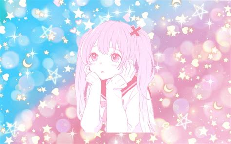 Anime lucu pink dan biru di tahun 2021. Anime, , Estetika Wallpaper HD ...