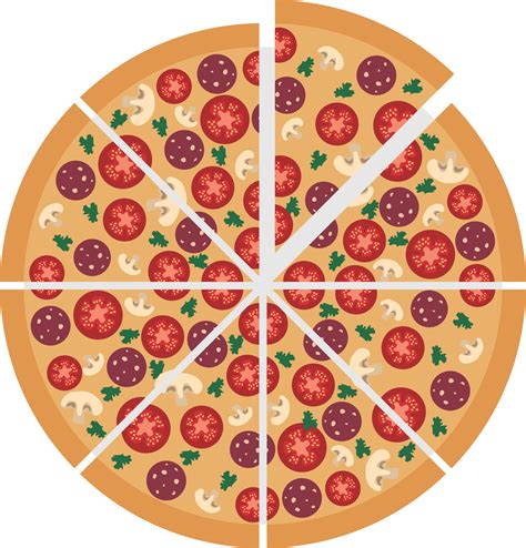 Pizza Clipart Clear Background Clipart Pizza Transparent Background 58D