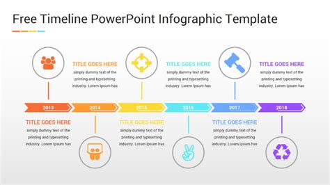 Timeline Infographic Template Free Download