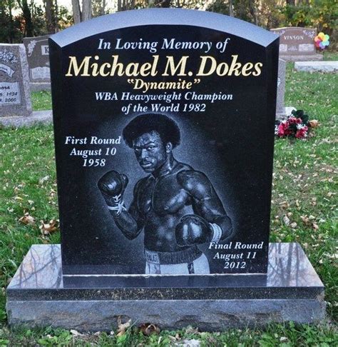 Michael "Dynamite" Dokes - American boxer, nicknamed "Dynamite." Dokes ...