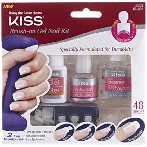 Kiss Brush-On Gel Nail Kit (KGLK01) (1 PACK) | eBay