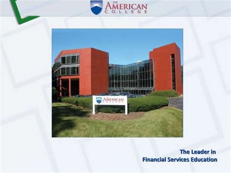 RICP Designation Offered by The American College of Financial Services ...