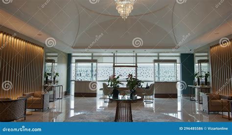 A Huge Lobby of an Expensive Luxury Hotel Stock Footage - Video of ...